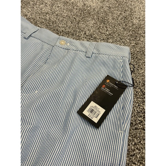 Walter Hagen Other - Walter Hagen Golf‎ Shorts Mens 30 Perfect 11 Blue Flat Front Striped 11" Inseam